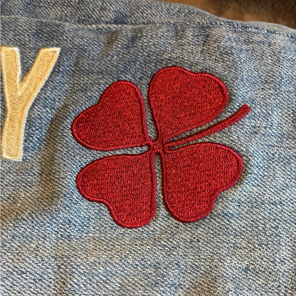 Lucky Brand, Bridgette Hi-rise Straight Jeans with embroidered Side Graphic, 28 - Picture 6 of 14